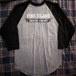 Pine Island brewing company baseball t-shirt